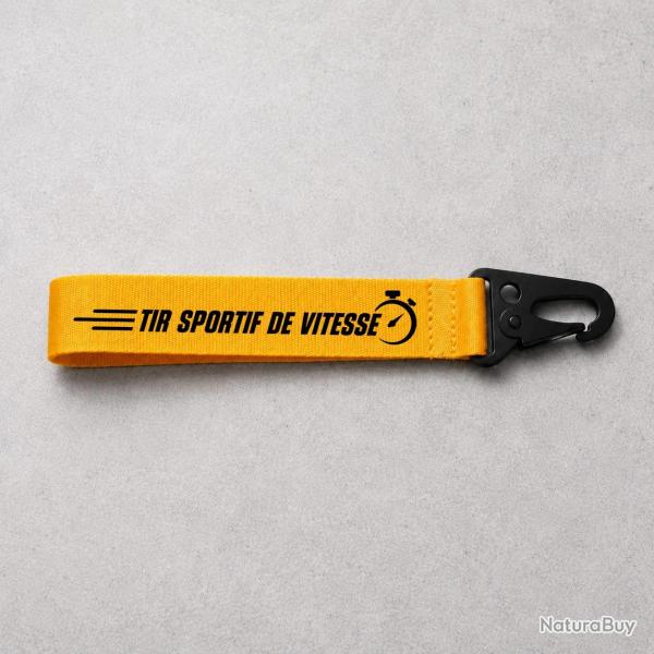 Porte-cl� Tir Sportif - Tir sportif de vitesse - Jaune