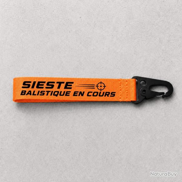 Porte-cl� Tir Sportif - Sieste - Balistique en cours - Orange