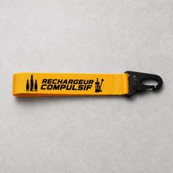 Porte-cl&eacute; Tir Sportif - Rechargeur compulsif - Jaune