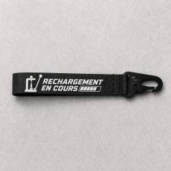Porte-cl&eacute; Tir Sportif - Rechargement en cours - Noir