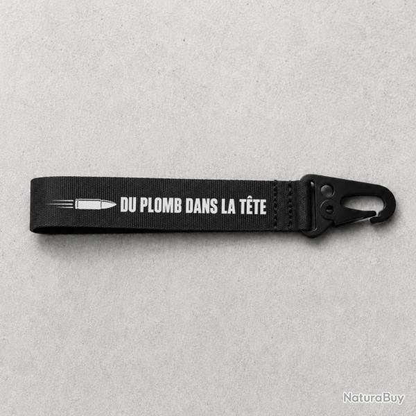 Porte-cl� Tir Sportif - Du plomb dans la t�te - Noir