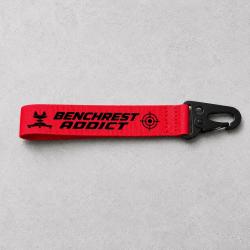 Porte-cl&eacute; Tir Sportif - Benchrest Addict - Rouge