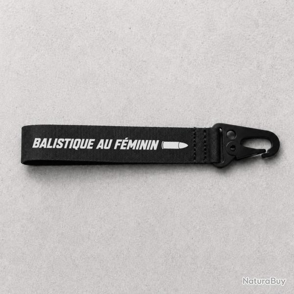 Porte-cl� Tir Sportif - Balistique au f�minin - Noir