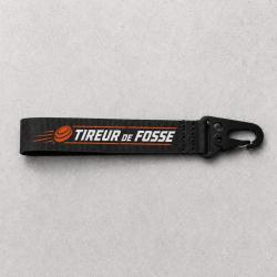 Porte-cl&eacute; Ball Trap - Tireur de fosse - Noir