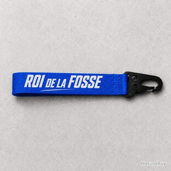 Porte-cl� Ball Trap - Roi de la fosse - Bleu