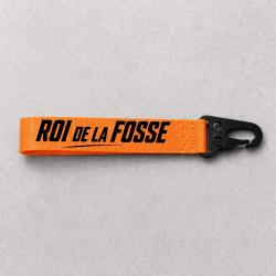 Porte-cl&eacute; Ball Trap - Roi de la fosse - Orange