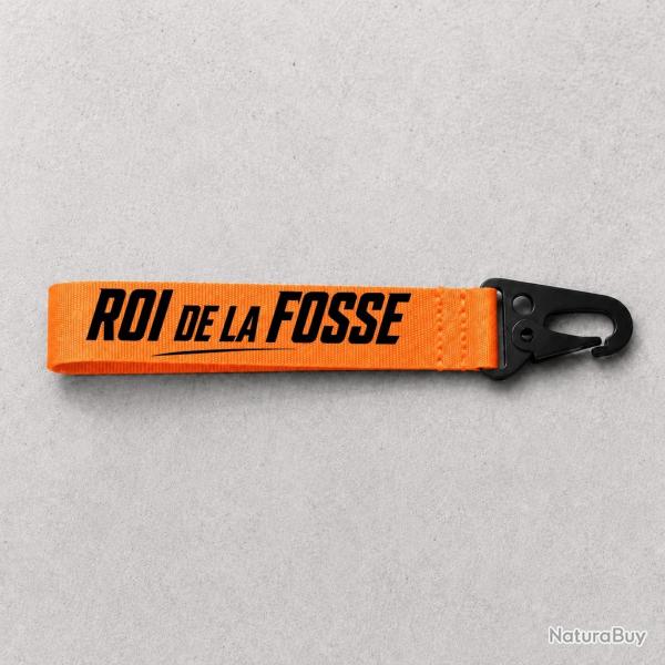 Porte-cl� Ball Trap - Roi de la fosse - Orange