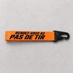 Porte-cl&eacute; Ball Trap - Rendez-vous au pas de tir - Orange