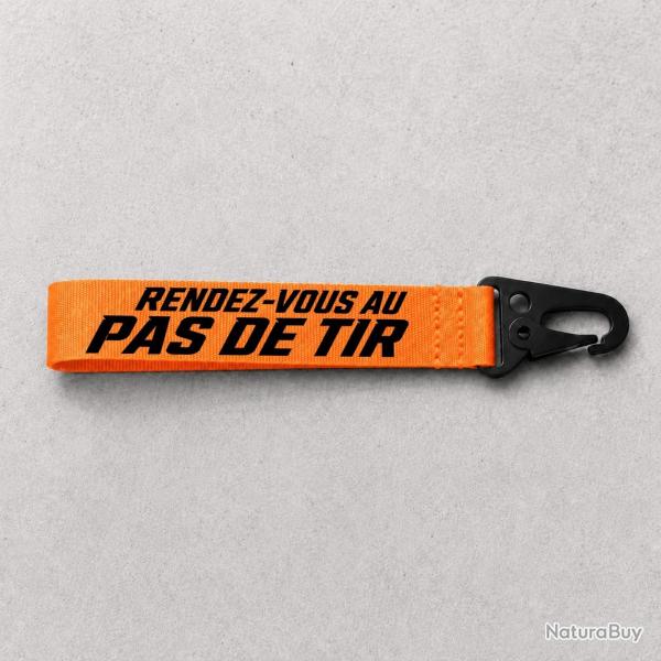 Porte-cl� Ball Trap - Rendez-vous au pas de tir - Orange