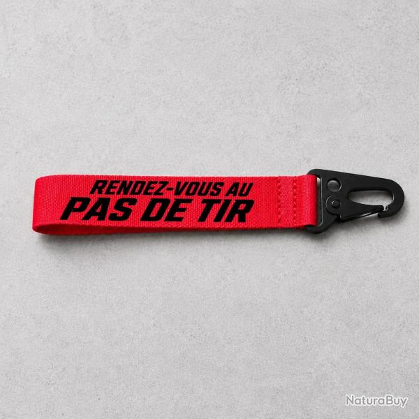 Porte-cl� Ball Trap - Rendez-vous au pas de tir - Rouge
