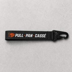 Porte-cl&eacute; Ball Trap - Pull Pan Cass&eacute; - Noir