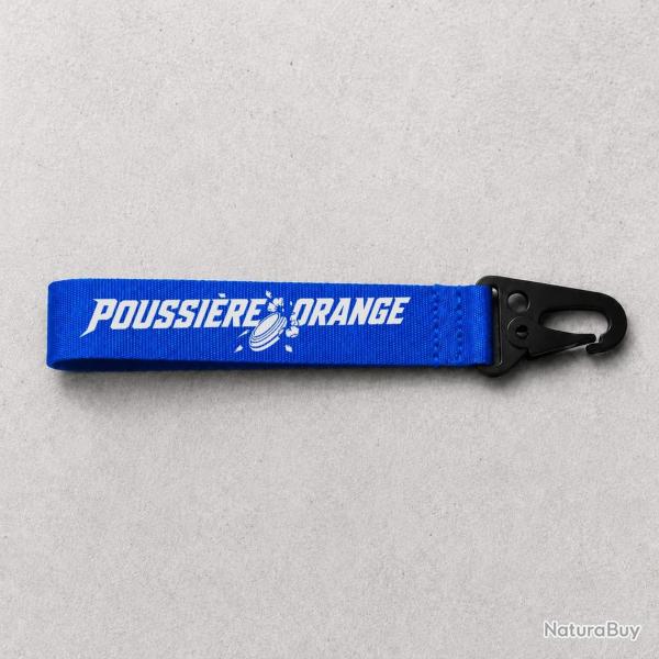 Porte-cl� Ball Trap - Poussi�re orange - Bleu