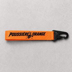 Porte-cl&eacute; Ball Trap - Poussi&egrave;re orange - Orange