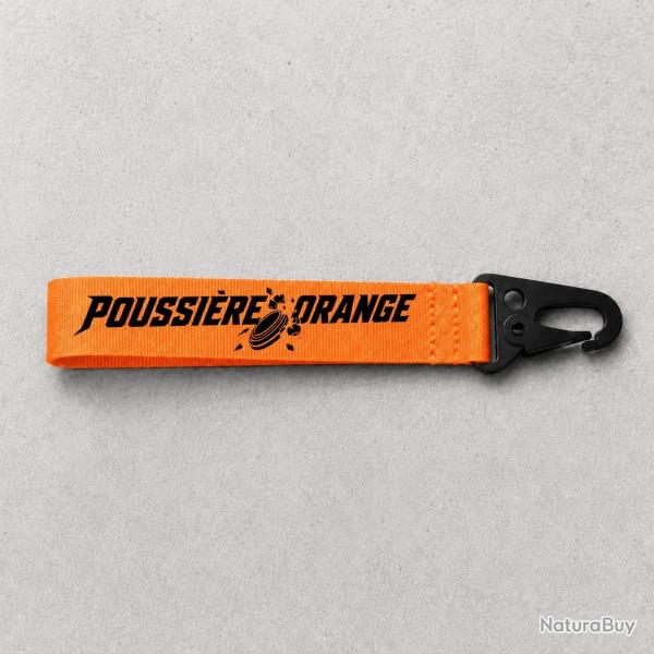 Porte-cl� Ball Trap - Poussi�re orange - Orange