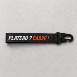 Porte-cl&eacute; Ball Trap - Plateau ? Cass&eacute; ! - Noir