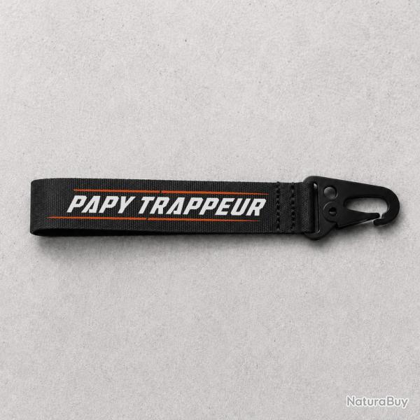 Porte-cl� Ball Trap - Papy trappeur - Noir