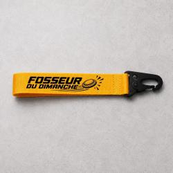 Porte-cl&eacute; Ball Trap - Fosseur du dimanche - Jaune
