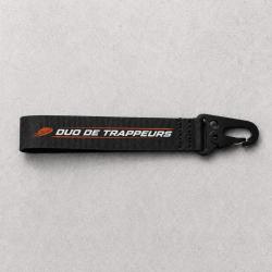 Porte-cl&eacute; Ball Trap - Duo de trappeurs - Noir