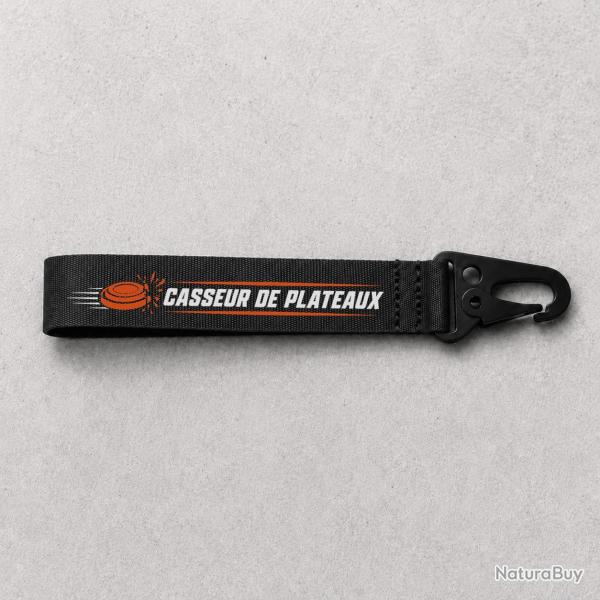 Porte-cl� Ball Trap - Casseur de plateaux - Noir