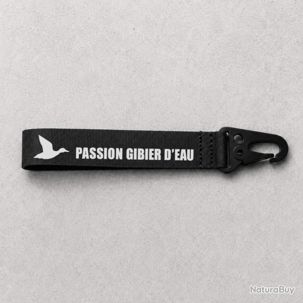 Porte-cl� Chasse - Passion gibier d'eau - Noir
