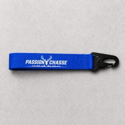Porte-cl&eacute; Chasse - Passion chasse - Cerf - Bleu