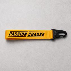 Porte-cl&eacute; Chasse - Passion chasse - Bandeau - Jaune