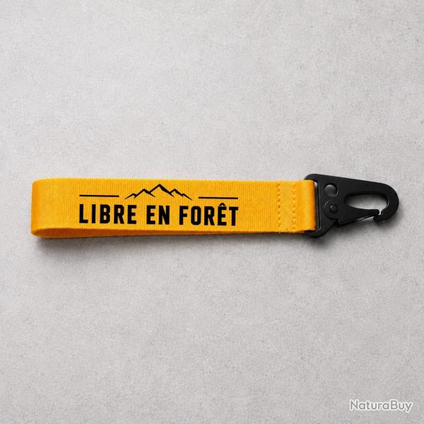 Porte-cl� Chasse - Libre en for�t - Jaune