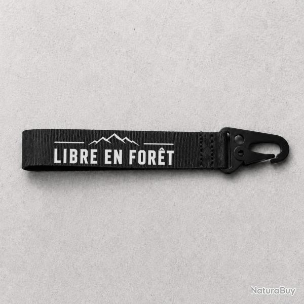 Porte-cl� Chasse - Libre en for�t - Noir