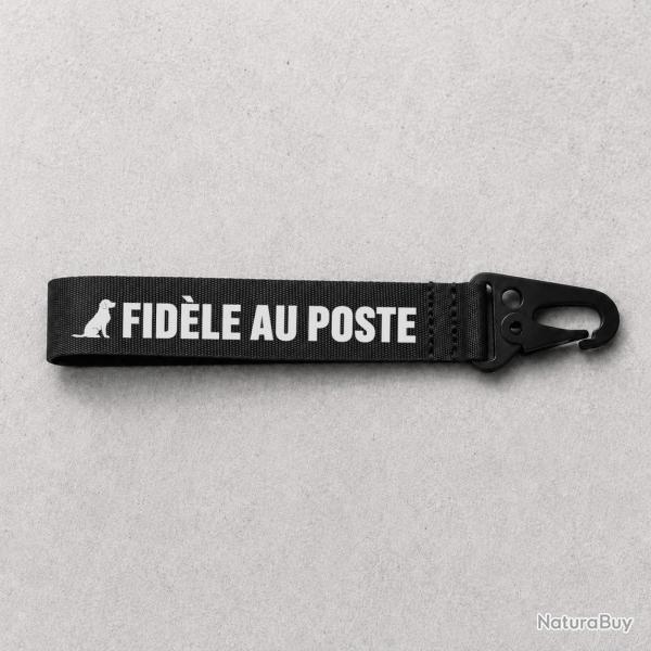 Porte-cl� Chasse - Fid�le au poste - Noir