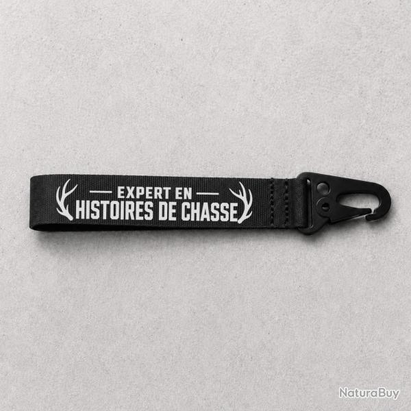 Porte-cl� Chasse - Expert en histoires de chasse - Noir