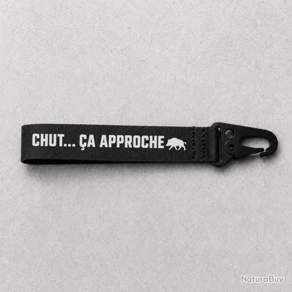 Porte-cl� Chasse - Chut, �a approche - Noir