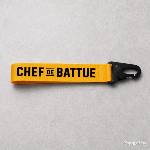 Porte-cl� Chasse - Chef de battue - Jaune