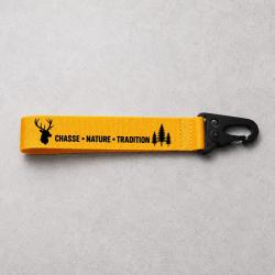 Porte-cl&eacute; Chasse - Chasse, nature, tradition - Jaune