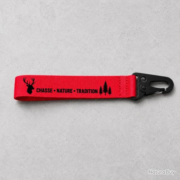 Porte-cl� Chasse - Chasse, nature, tradition - Rouge
