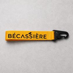 Porte-cl&eacute; Chasse - B&eacute;cassi&egrave;re - Jaune