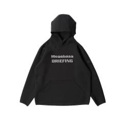 Sweat &agrave; capuche MEGABASS x BRIEFING Jolly roger emblem hoodie black L