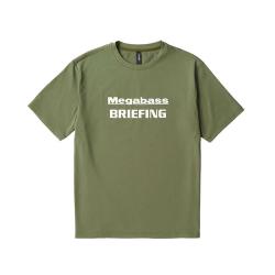 Tee shirt MEGABASS x BRIEFING Dry t-shirt olive L