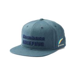 Casquette MEGABASS x BRIEFING Flat visor cap denim blue