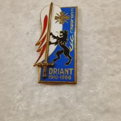 Insigne militaire promotion colonel driant 1916 1966 &eacute;cole de St Cyr drago