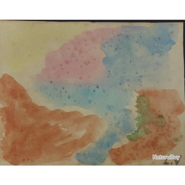 Aquarelle louis valtat tableau anciens