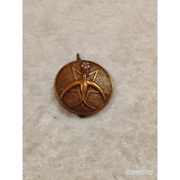 Insigne militaire 1 r�giment tirailleurs marocain dragon paris a137