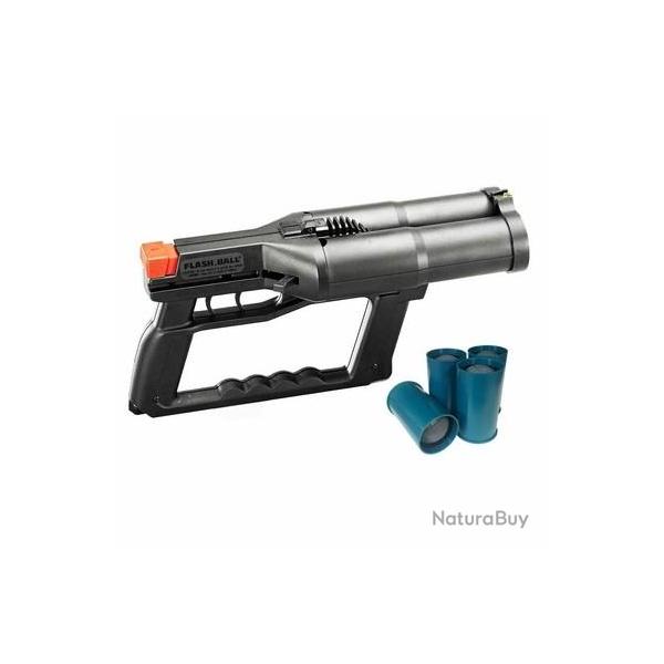 Pistolet de D�fense Verney-Carron Security Flash Ball Compact Cal.44MM Noir SA 2Cps + 8 Cartouches