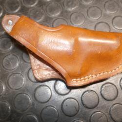 Holster BRUNO pour COLT DETECTIVE SPECIAL en cuir fauve