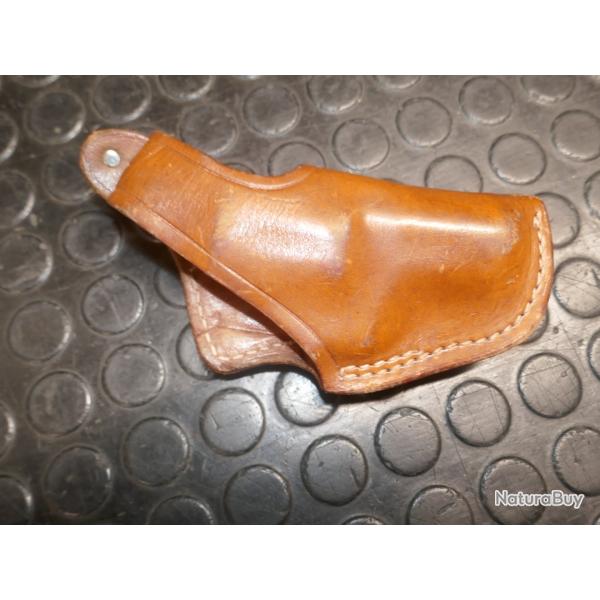 Holster BRUNO pour COLT DETECTIVE SPECIAL en cuir fauve