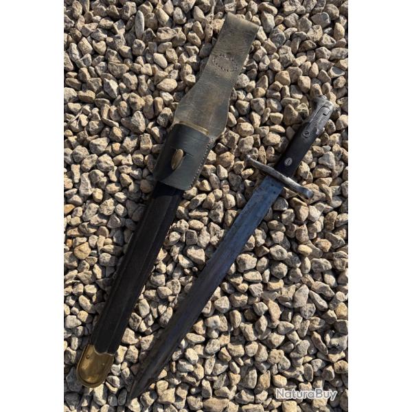 Ba�onnette Italienne Vetterli 70-87 Modifier Carcano 1891 Italie WW1