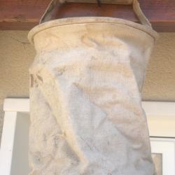 Seau toile neuf Vache &agrave; eau type 14/18 WW2 Indochine Alg&eacute;rie Jeep pompier
