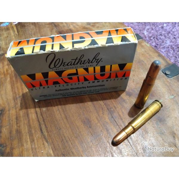 Weatherby .460 Magnum - 500 gr Round Nose Soft Point - 15 cartouches