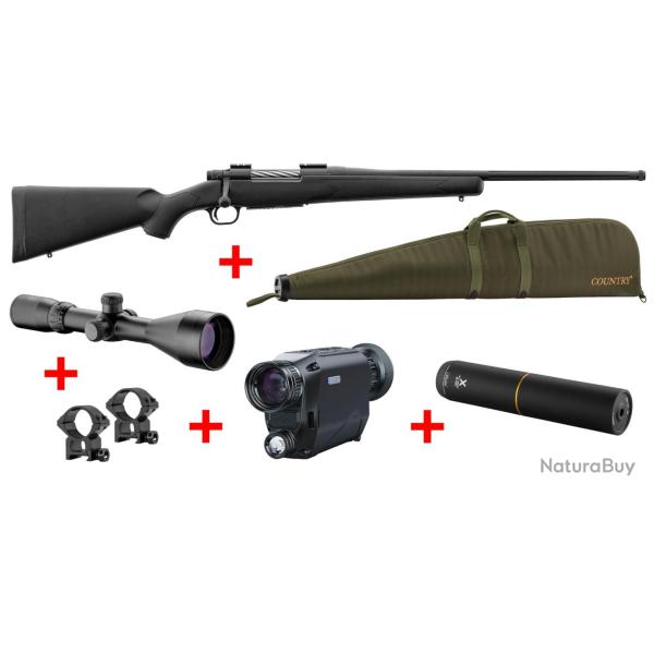 Pack Carabine Mossberg Patriot 30-06 3-12x56 PARD NV009