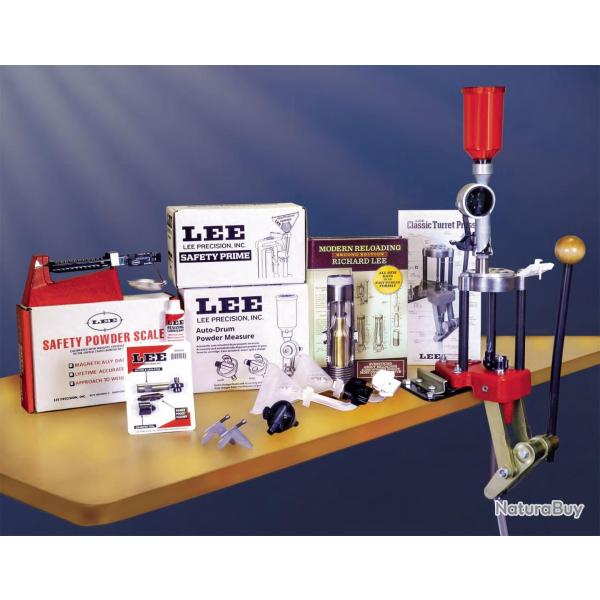 Kit presse de rechargement LEE PRECISION Classic Turret 4 positions