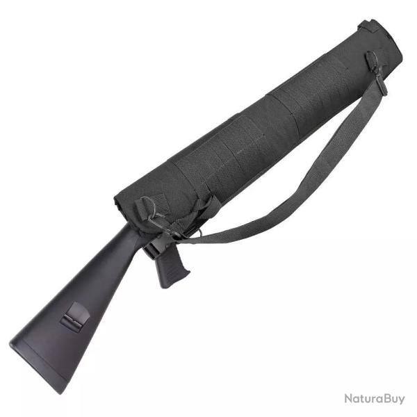 Holster dorsal pour fusil Noir Ambidextre